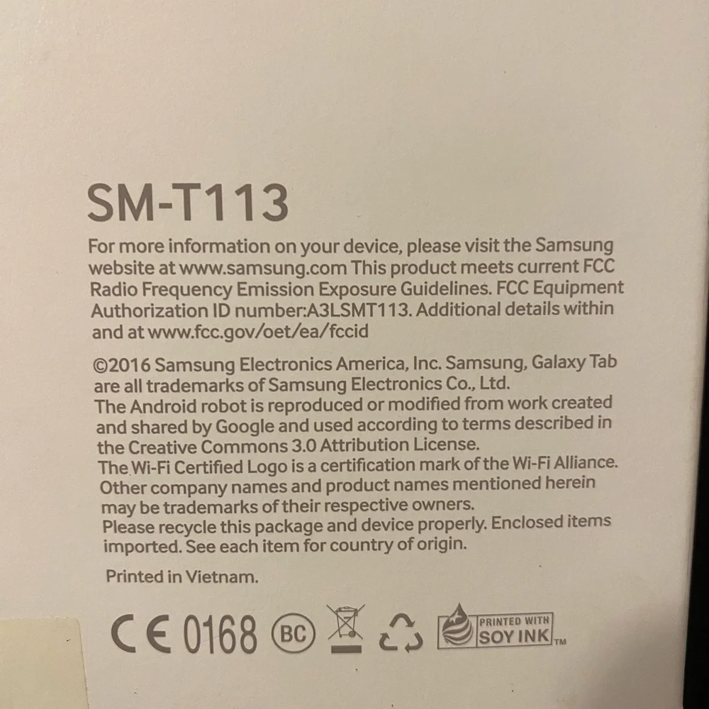 Samsung Galaxy Tab E Lite Tablet NEW in sealed Box